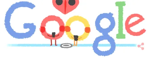 VALENTINE'S DAY. Google sărbătorește VALENTINE'S DAY, Ziua Îndrăgostiților, printr-un Doodle