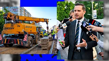 A început reabilitarea  liniei de tramvai pe Bulevardul Chișinău. Liniile 4 și 40 au fost suspendate