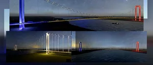 Probleme majore pentru „Golden Gate-ul” României: Șoseaua care legă podul suspendat de la Brăila și Măcin s-a TASAT