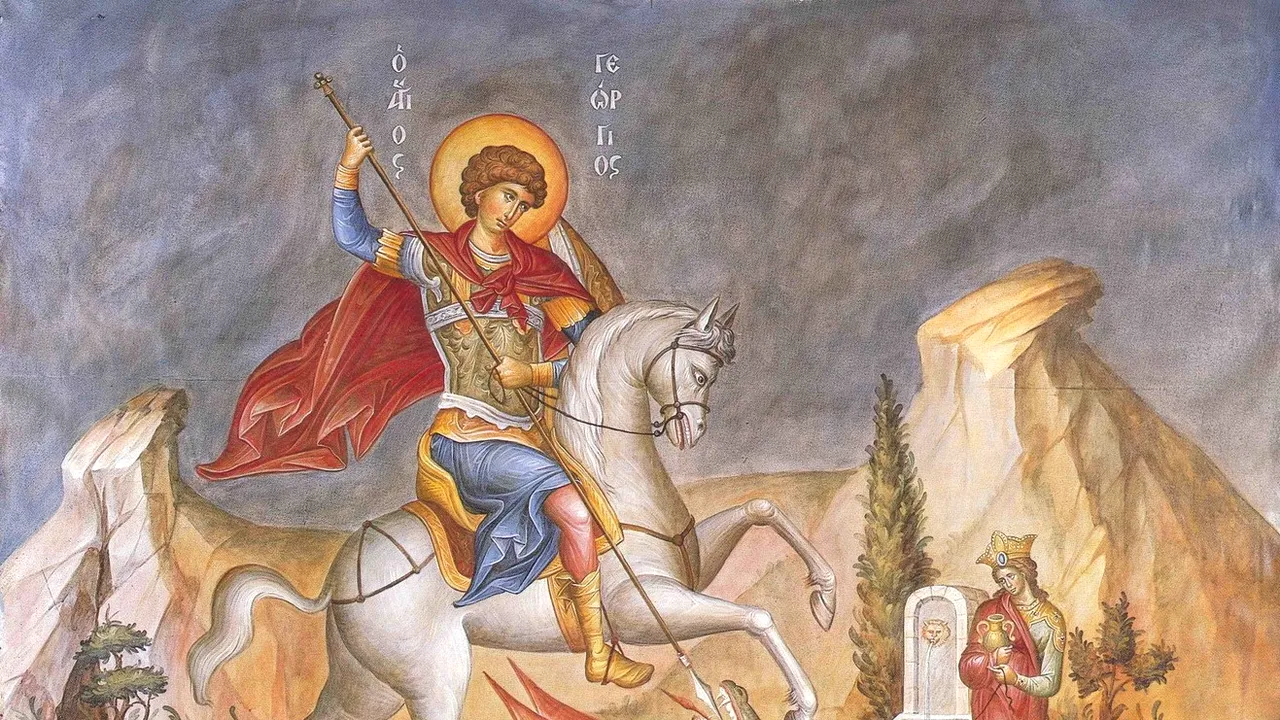 Sfântul Gheorghe, celebrat pe 23 aprilie, unul din cei mai îndrăgiți în rândul creștinilor. Săptămâna Mare, cea mai densă perioadă duhovnicească din an