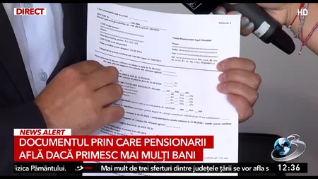 Documentul prin care pensionarii află dacă vor primi mai mulți bani la PENSIE sau nu. Ce informații cuprinde