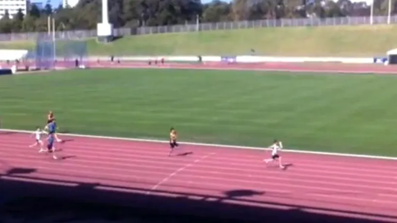 Un băiat de 12 ani, noul Usain Bolt. VIDEO