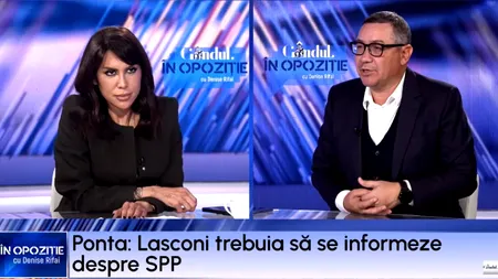 Victor Ponta DESFIINȚEAZĂ acuzațiile Elenei Lasconi la adresa SPP: 