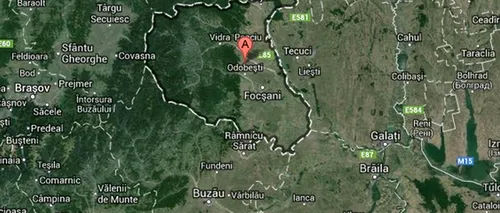 Cutremur de 3,8 grade pe Richter în Vrancea