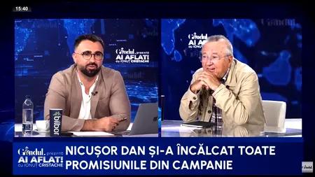 Ion Cristoiu: „Singurul popor căruia i s-au ANULAT ALEGERILE și a stat în casă”