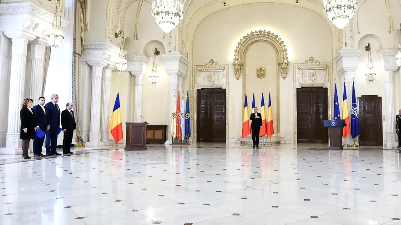 Iohannis, la jurământul noilor miniștri: Avem toate condițiile pentru revenirea la normalitate
