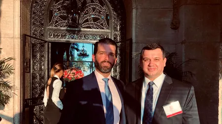 Doi dintr-o LOVITURĂ. Tomac, de vorbă cu Donald Trump Jr., fiul liderului de la Casa Albă