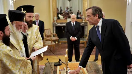 Guvern la orizont pentru Grecia. Antonis Samaras a depus jurământul și a devenit noul PREMIER de la Atena. Când va avea un cabinet