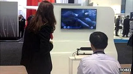 Un televizor controlat din ochi, lansat la un târg de electronice din Berlin