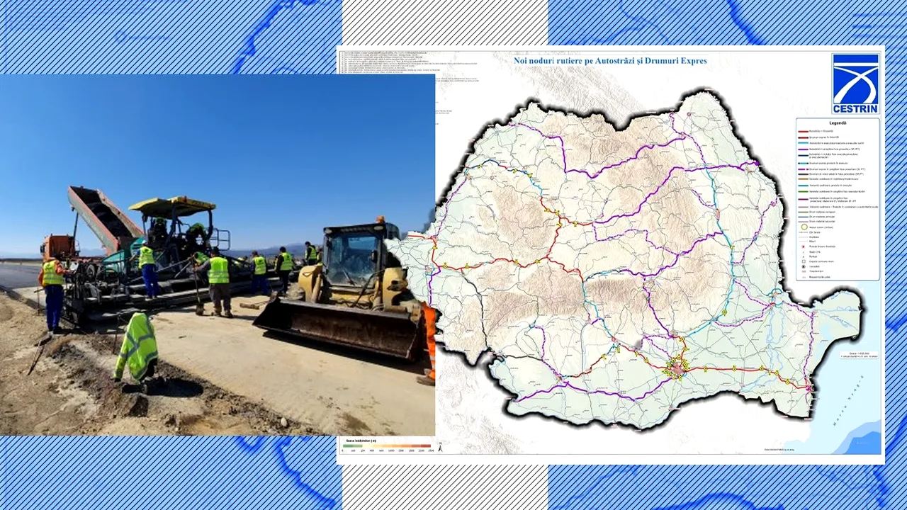 Alte 36 de noduri rutiere pe autostrăzi vor fi construite cu fonduri nerambursabile, anunță CNAIR. Care sunt stadiile de execuție