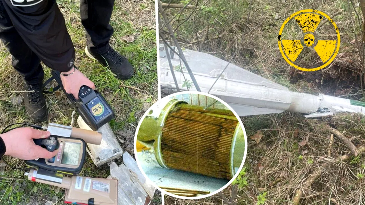 Ucraina a descoperit urme de uraniu în resturile unei rachete rusești. Nivelul de radiații era o amenințare pentru sănătatea umană
