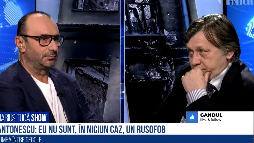 VIDEO Istoricul Crin Antonescu, revoltat de situația actuală: „Asta nu o să înghit! Nu sunt un rusofob, dar nu am cum să-i cred pe ruși. Lenin, unul din cei mai mari criminali și anticreștini din istorie