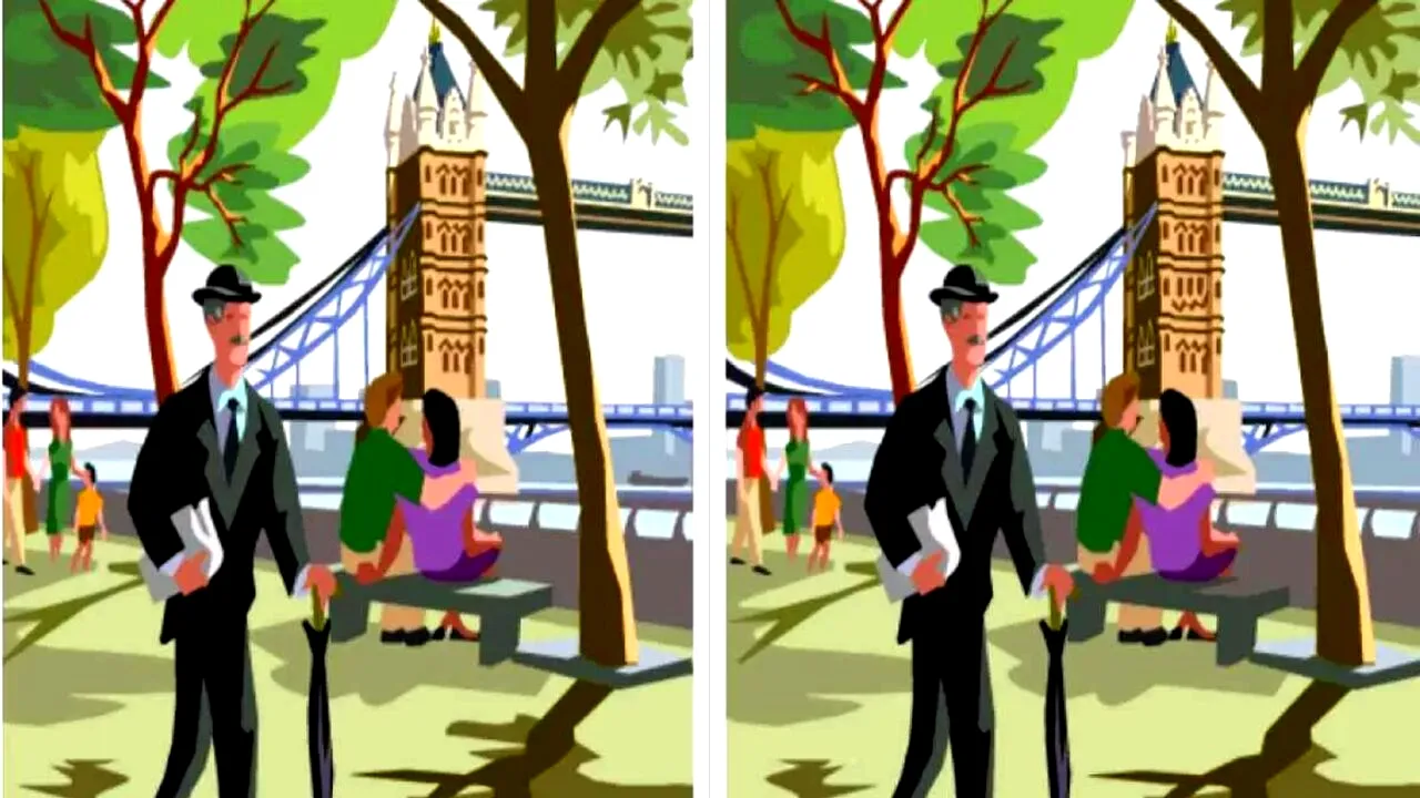 TEST de inteligență | Geniile găsesc în maximum 27 de secunde toate diferențele dintre aceste două poze!