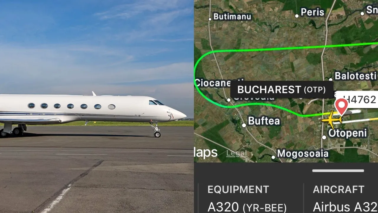 Un avion de tip Airbus A320, cu ruta București-Oradea, a revenit de URGENȚĂ pe pistă, la câteva minute după decolare