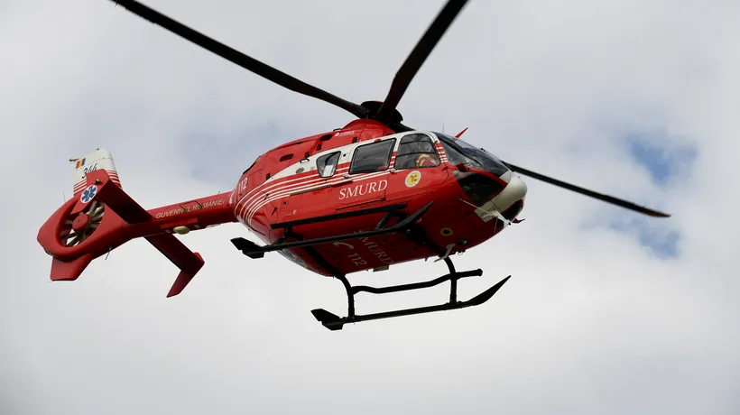 Accident grav în Prahova/ Intervine elicopterul SMURD