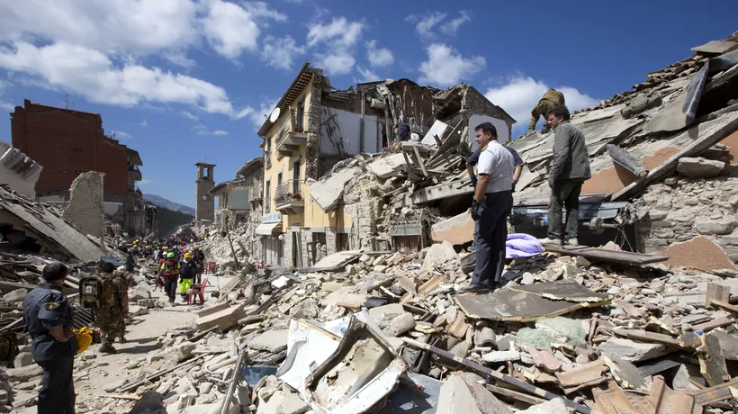 Ședință specială de guvern, luni, pentru românii afectați de cutremurul din Italia