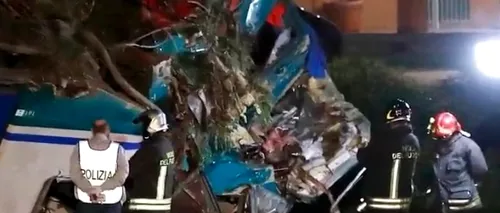 Un român a murit în accidentul feroviar de lângă Torino. Un tren s-a ciocnit cu un camion lituanian VIDEO