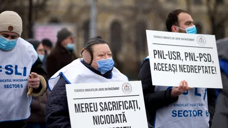 Sindicaliștii din învățământul preuniversitar intră miercuri în grevă. Care sunt principalele lor revendicări