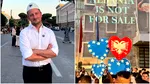 Vicepreședintele Parlamentului European, românul Nicu Ștefănuță, s-a alăturat protestelor anti-Trump din Albania