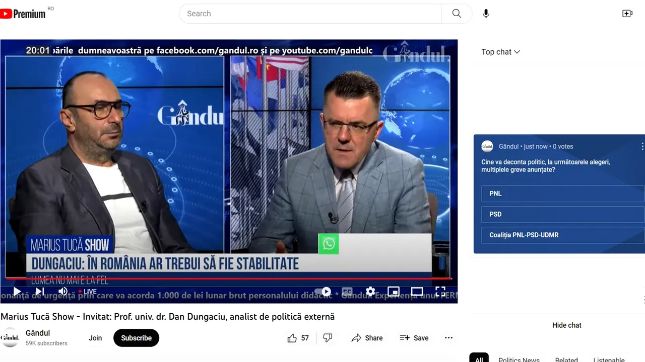 POLL Marius Tucă Show: ”Cine va deconta politic, la următoarele alegeri, multiplele greve anunțate?”