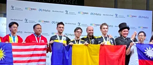Trei liceeni români au obținut medalia de ARGINT la World Robot Olympiad 2023