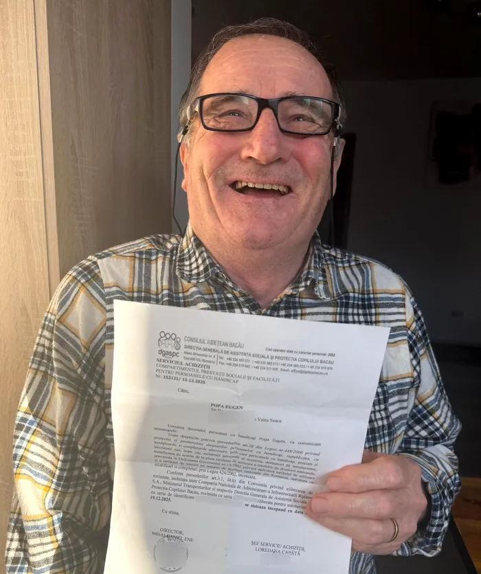 Caz straniu la Bacău. Un bărbat a fost înştiinţat de DGASPC că a murit, deşi este viu. „Sunt un decedat funcțional”