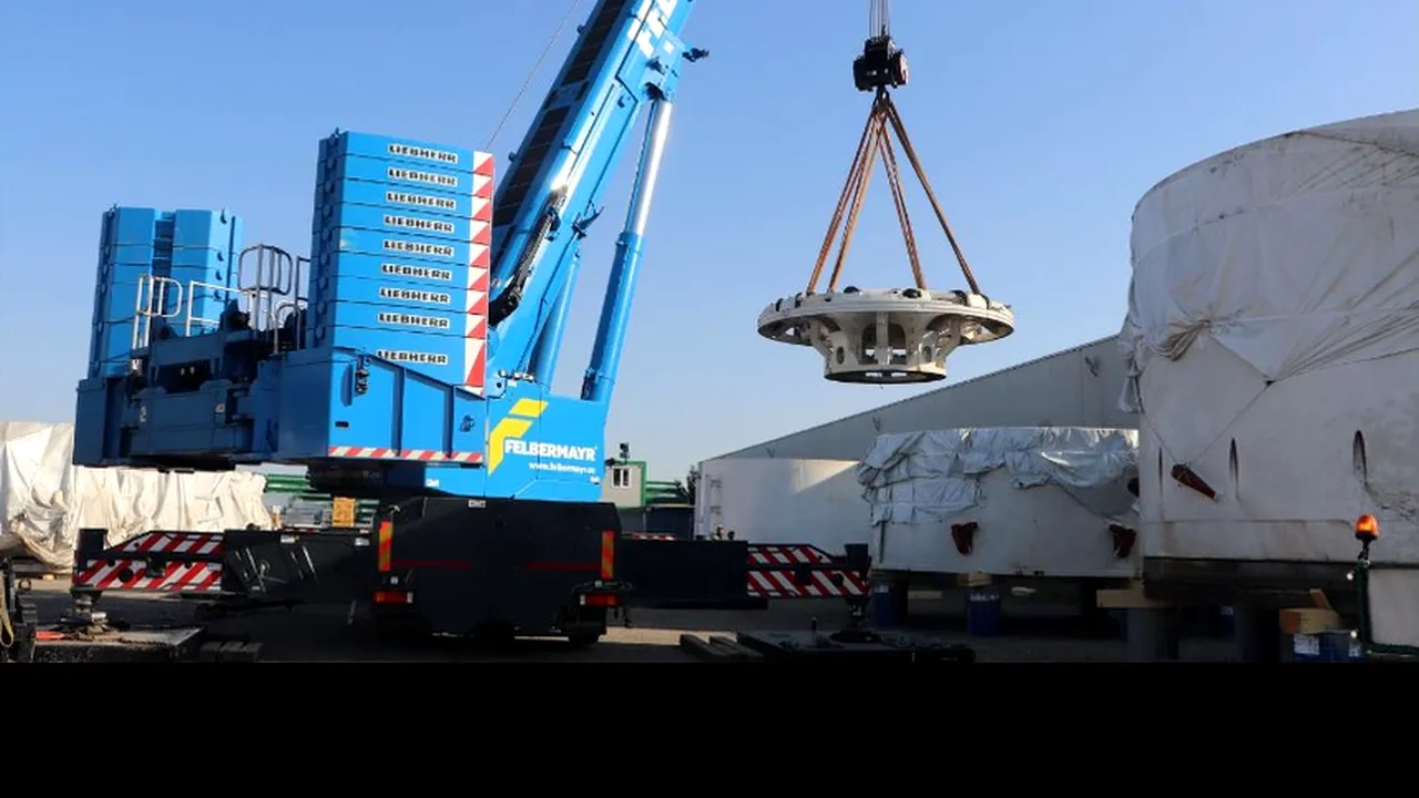 Prima super-cârtiță, care va săpa magistrala de Metrou 1 Mai-Otopeni, a ajuns în România. Care este termenul de finalizare al proiectului