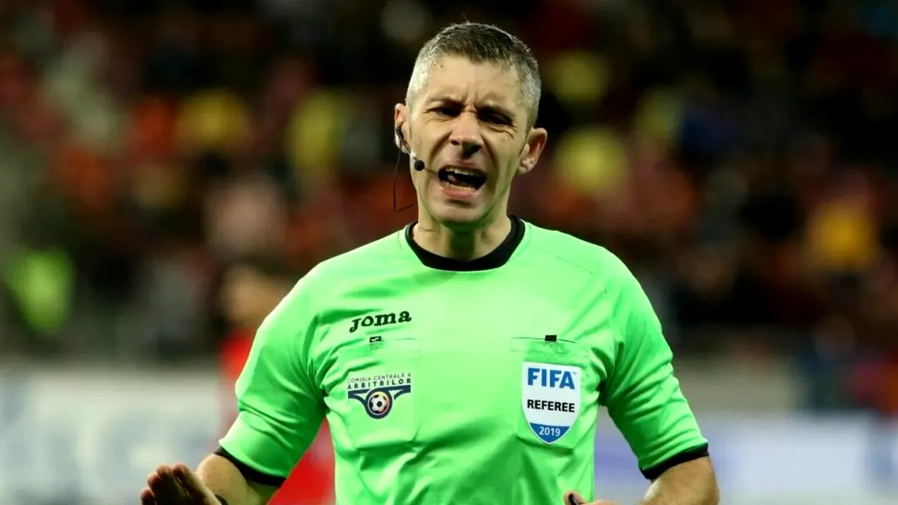 Radu Petrescu e arbitrul care va conduce Farul - FCSB, derby ce poate stabili campioana! E atacat de Crăciunescu și Porumboiu