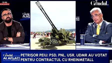 Petrișor Peiu, dezvăluiri explozive despre contractul Bechtel: Ambasadorul american mă întreba, ești sigur că guvernul tău asta vrea?