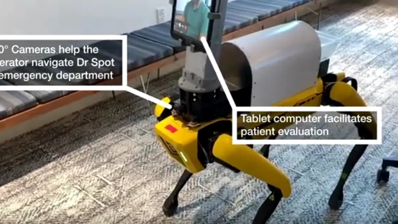 „Doctor Spot”, robotul care îi ajută pe medici să aibă grijă de pacienții COVID (VIDEO)
