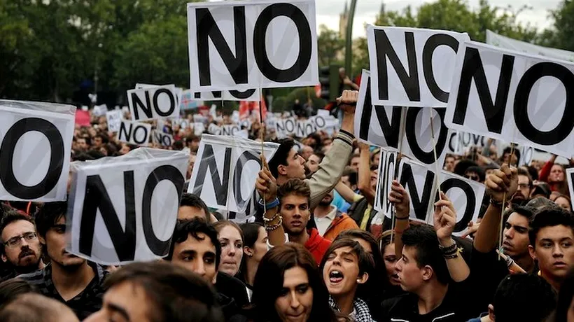 Un protest față de vandalismul repetat al unor cetățeni români a avut loc în sud-vestul Spaniei