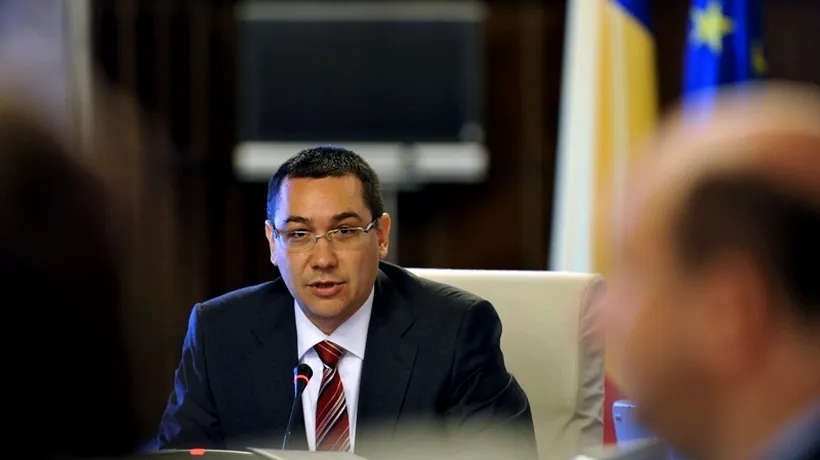 Ponta: Indemnizațiile în AGA și CA au fost limitate până în decembrie 2011, acum este din nou plafon