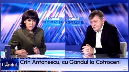 Crin Antonescu: „Pentru mine este o chestiune de SERIOZITATE”