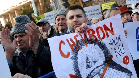 Protest al localnicilor în zona unde Chevron începe amplasarea primei sonde de explorare