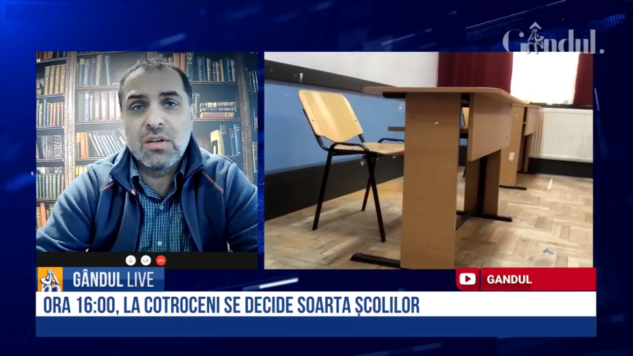 GÂNDUL LIVE. Gabriel Chicioreanu, secretar general FNAP IP: Trebuie să ne gândim la binele copiilor, nu la ce vor cadrele didactice sau părinții / Vine luna iunie și bat la ușă examenele naționale