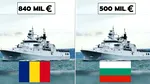 România și Bulgaria cumpără aceleași corvete de la același producător. Bulgarii dau mai puțin cu 340 de milioane de euro. Care este explicația