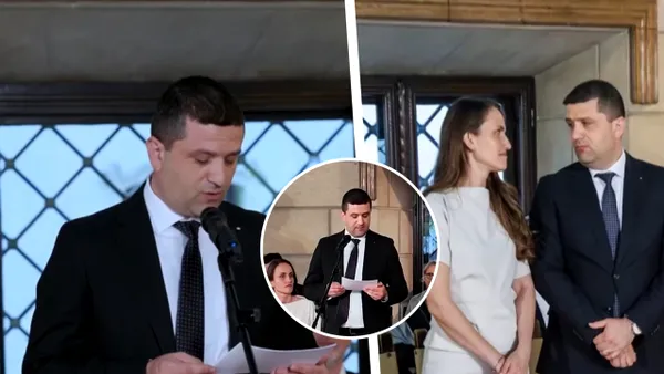 Miruță, la ceremonia în care Custodele Coroanei Române a primit Legiunea de Onoare. Cum s-a descurcat cu franceza