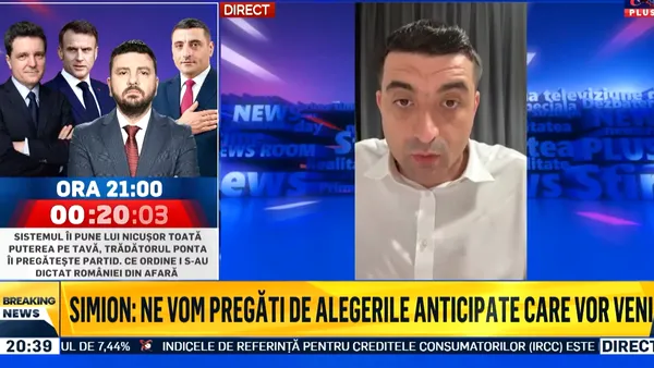 George Simion: „Frauda s-a făcut prin Serviciile Secrete și prin prezența șefului spionajului extern al Franței, cu câteva zile înainte de vot”