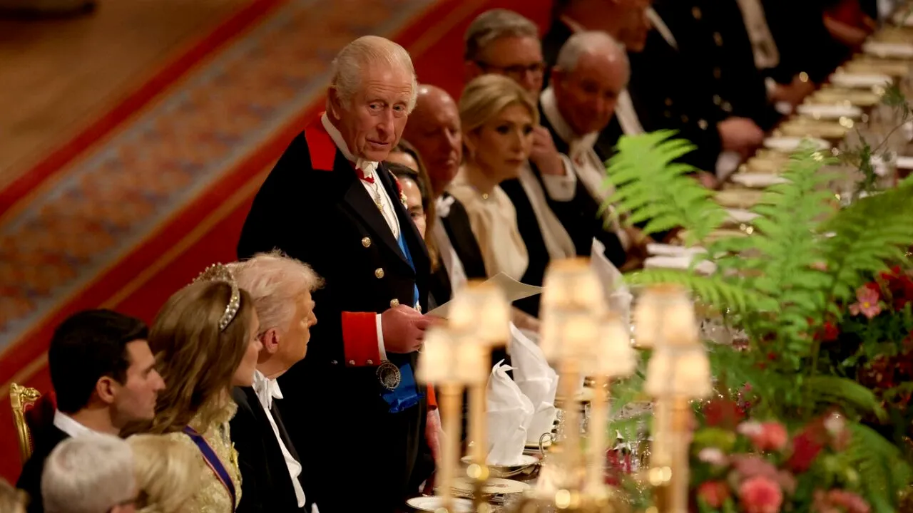 Donald Trump și regele Charles al III-lea, puși pe GLUME la banchetul regal de la Windsor: „Probabil e ultima mea vizită în Marea Britanie. Sper asta”