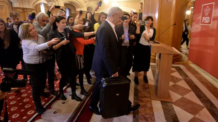 GOGOȘILE LUI DRAGNEA. Liderul PSD aduce DOUĂ VALIZE la CEx:  Nu vă interesează GOLĂNIILE făcute de președinte cu unii procurori?
