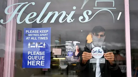 Programele sociale din vremea pandemiei i-au costat pe britanici 11 mld.£: Reduceri cu 50% la alimente pentru a-i încuraja să ia masa în oraș