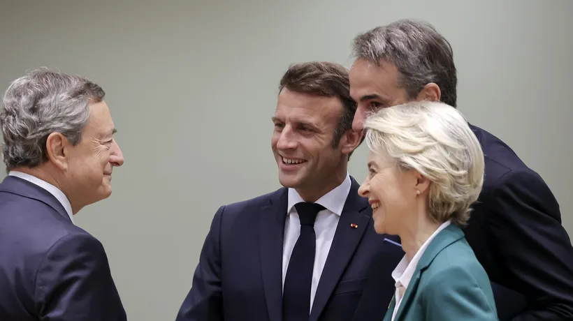 Bloomberg: Macron caută susținere pentru a-l instala pe DRAGHI în funcția de președinte al Comisiei Europene, în locul Ursulei von der Leyen