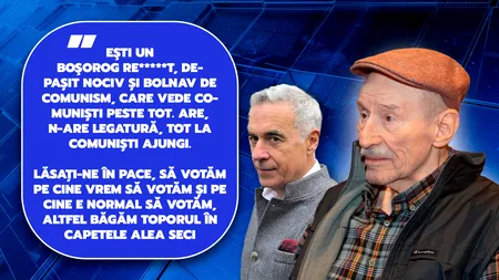 Percheziţii la persoanele care l-au ameninţat pe Victor Rebengiuc cu moartea. 