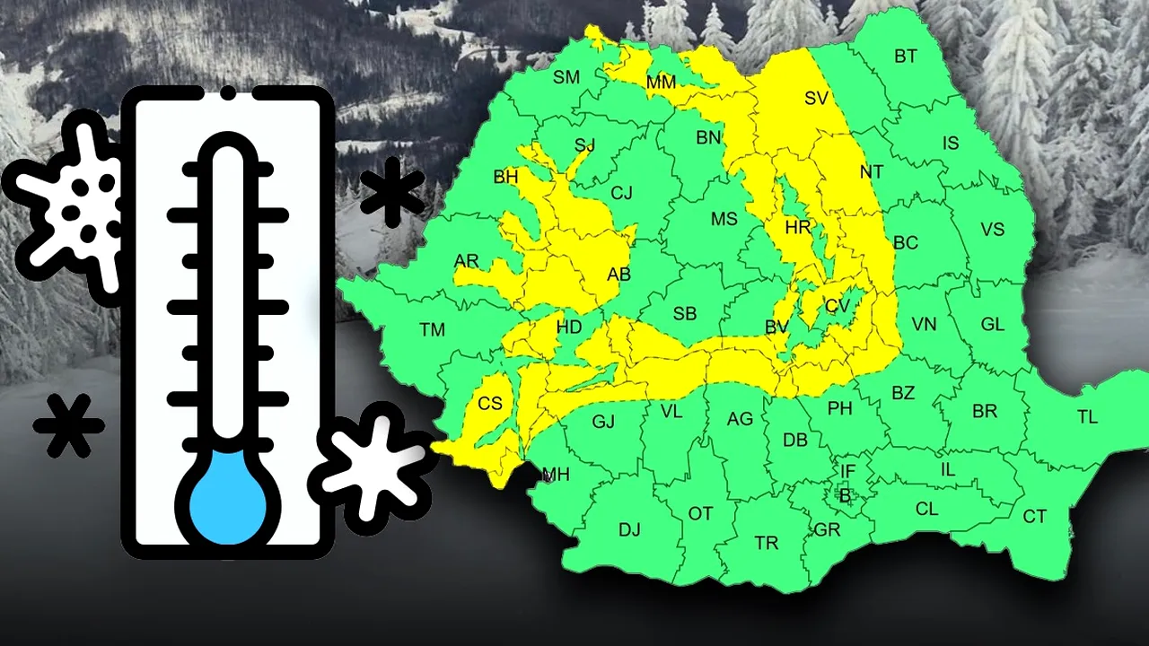 Strat consistent de zăpadă în mai multe zone din țară. Prognoză de ultimă oră de la ANM, în exclusivitate pentru Gândul. 