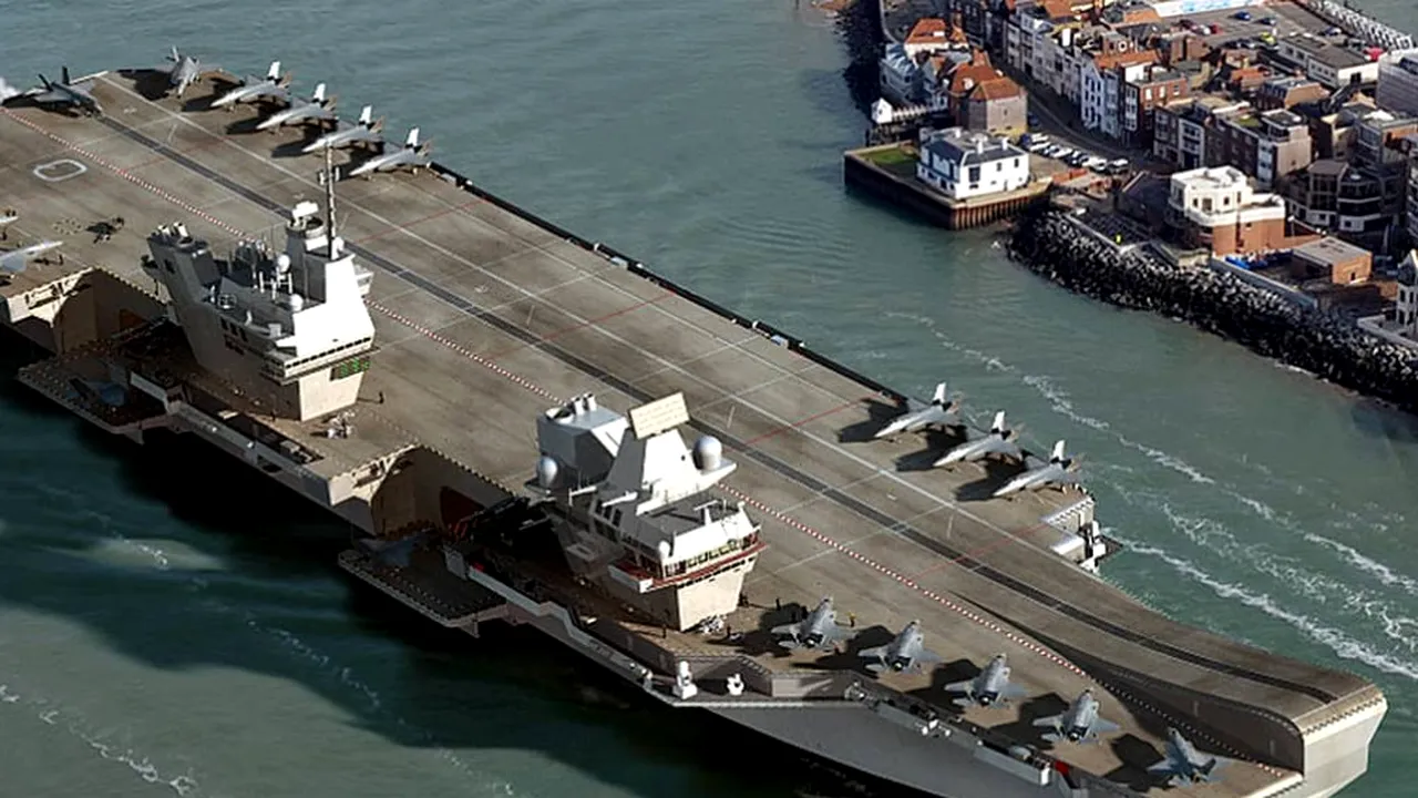 Rusia ironizează un nou portavion al Marii Britanii: este o 
