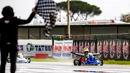 Fără RIVAL în 2023! Bogdan Cosma Cristofor, la doar 12 ani, s-a impus în WSK Euro Series | FOTO