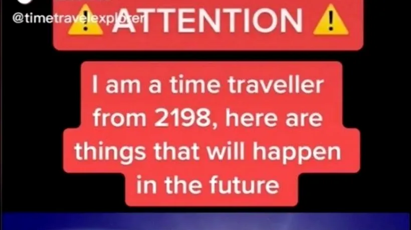 Previziune bizară făcută de un „călător în timp” din anul 2198. Ce spune că se va întâmpla în 2047