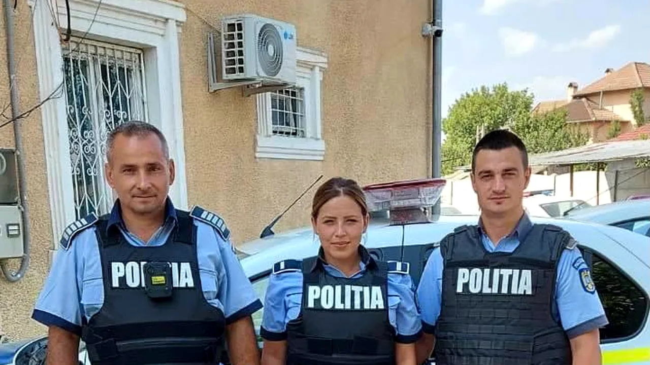 Un poliţist din Strehaia a plâns după ce a scos un bătrân dintr-o casă în flăcări: „M-am gândit la bunicii mei”