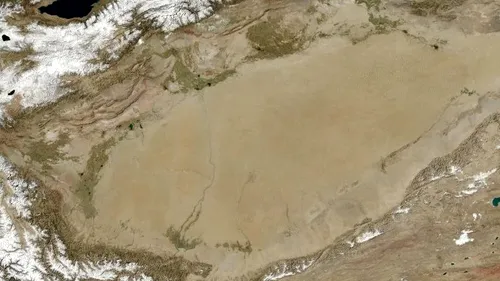 În deșertul din China se ascunde un ocean scufundat