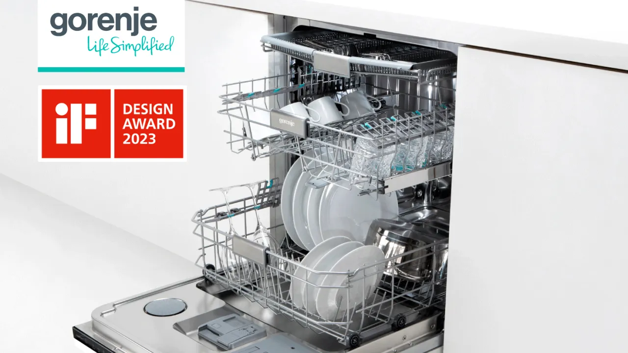 MAȘINILE DE SPĂLAT VASE COMPLET INTEGRATE DE LA GORENJE OBȚIN PRESTIGIOSUL PREMIU IF DESIGN (COMUNICAT DE PRESĂ)